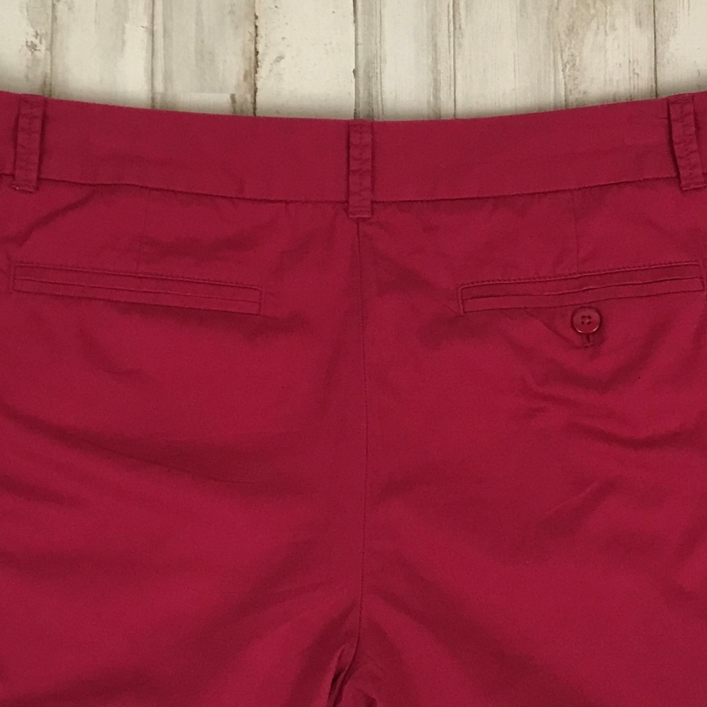 J. Crew Womens Shorts 14 Pink Broken-In Chinos - Picture 5 of 8